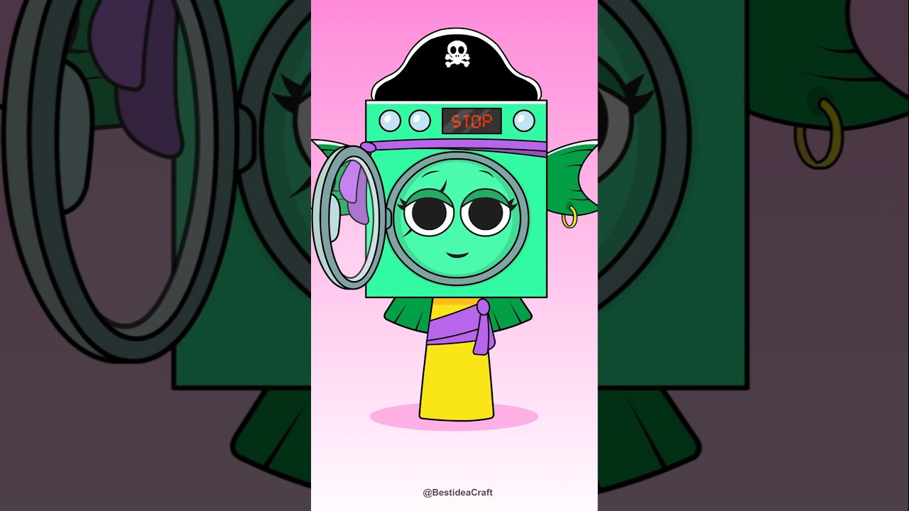 Fix Sprunki OC Washer Phase 4 #sprunki #incredibox #animation