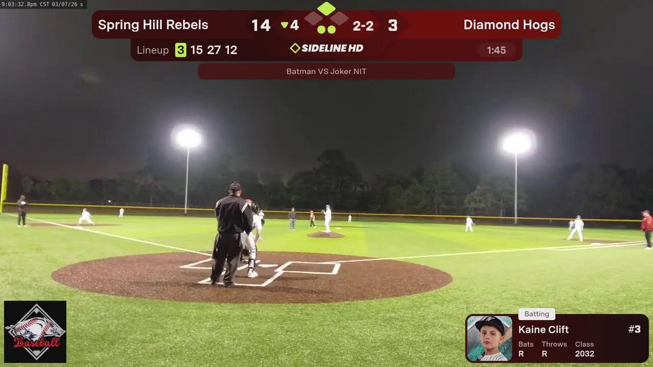 Diamond Hogs vs. Spring Hill Rebels (2026.03.07)