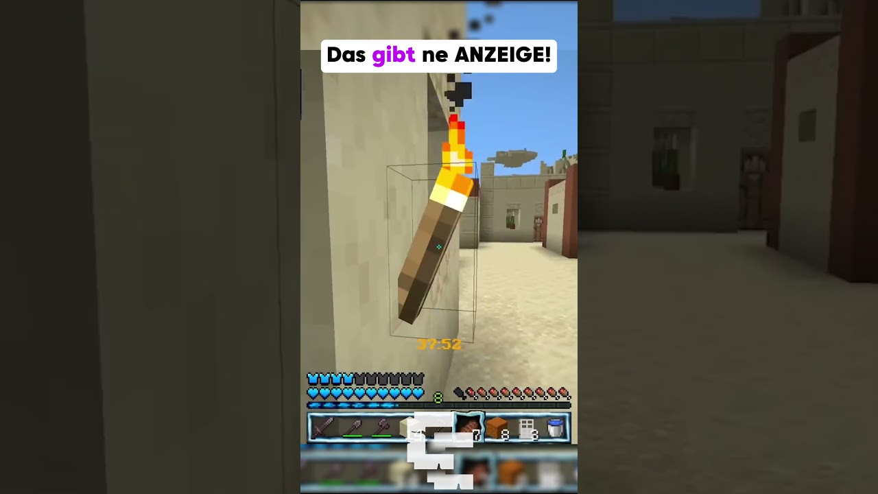 Das gibt ne Minecraft ANZEIGE!