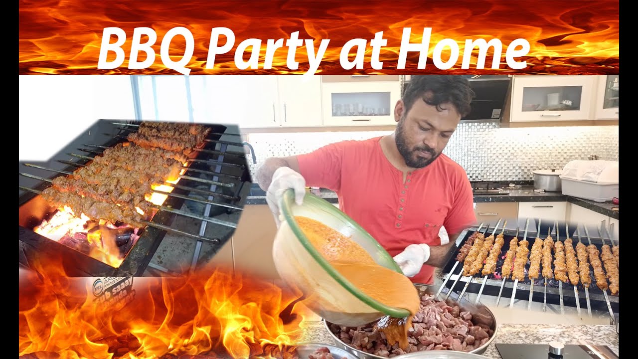 BBQ Party, BBQ Party at home, BBQ Tonight, Fun with Shah Jii