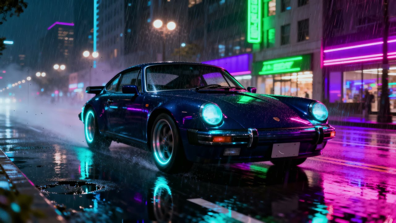 Rainy Boulevard Reverie｜Synthwave Female Vocals Late Night｜Synthpop &bull; Retrowave