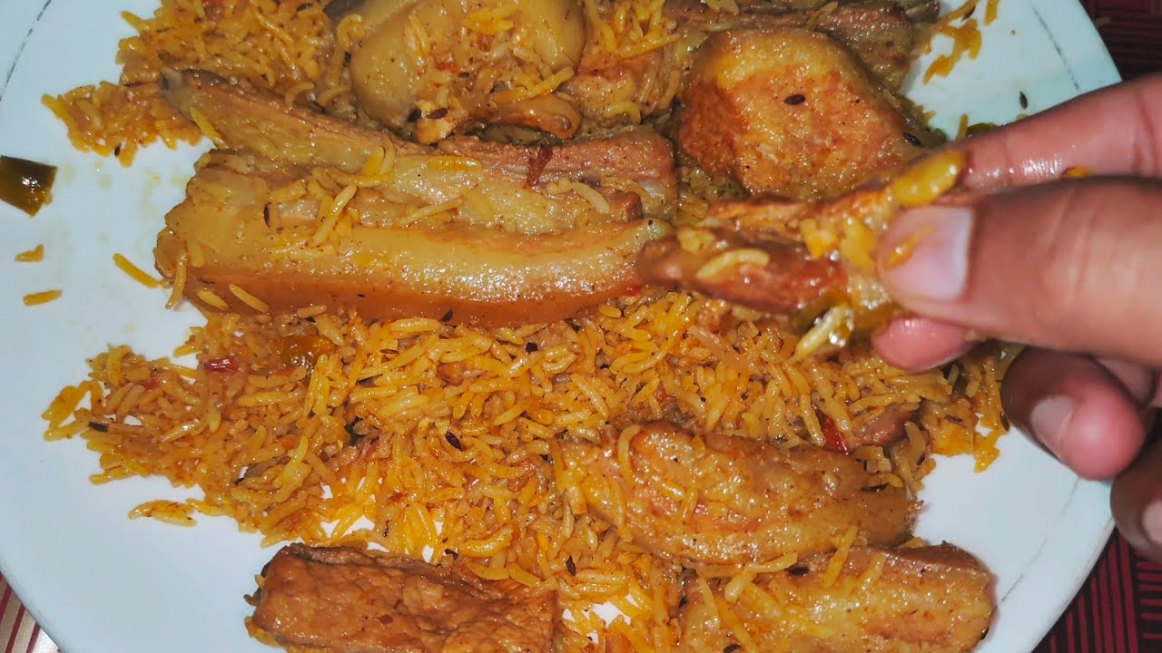 Pork pulao recipe| suar ke meet ki pulao recipe| pig meet ki pulao | suar ke meet ki pulao banana