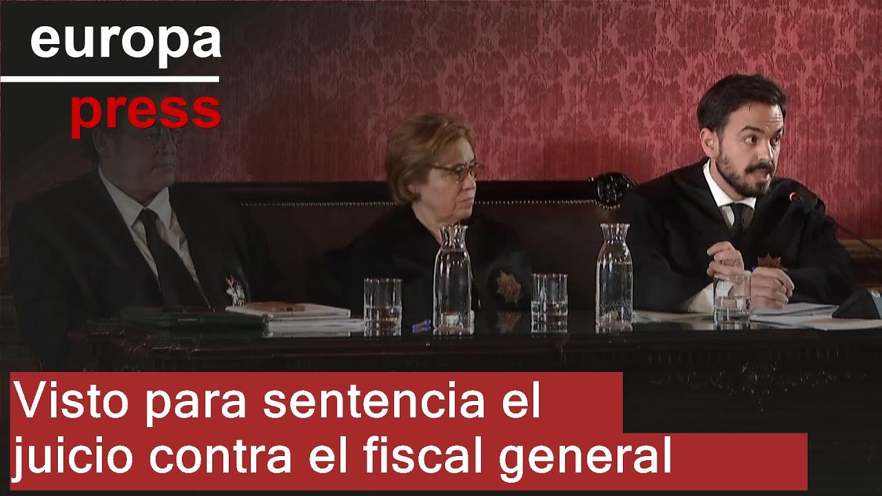 Visto para sentencia el juicio contra el fiscal general Álvaro García Ortiz