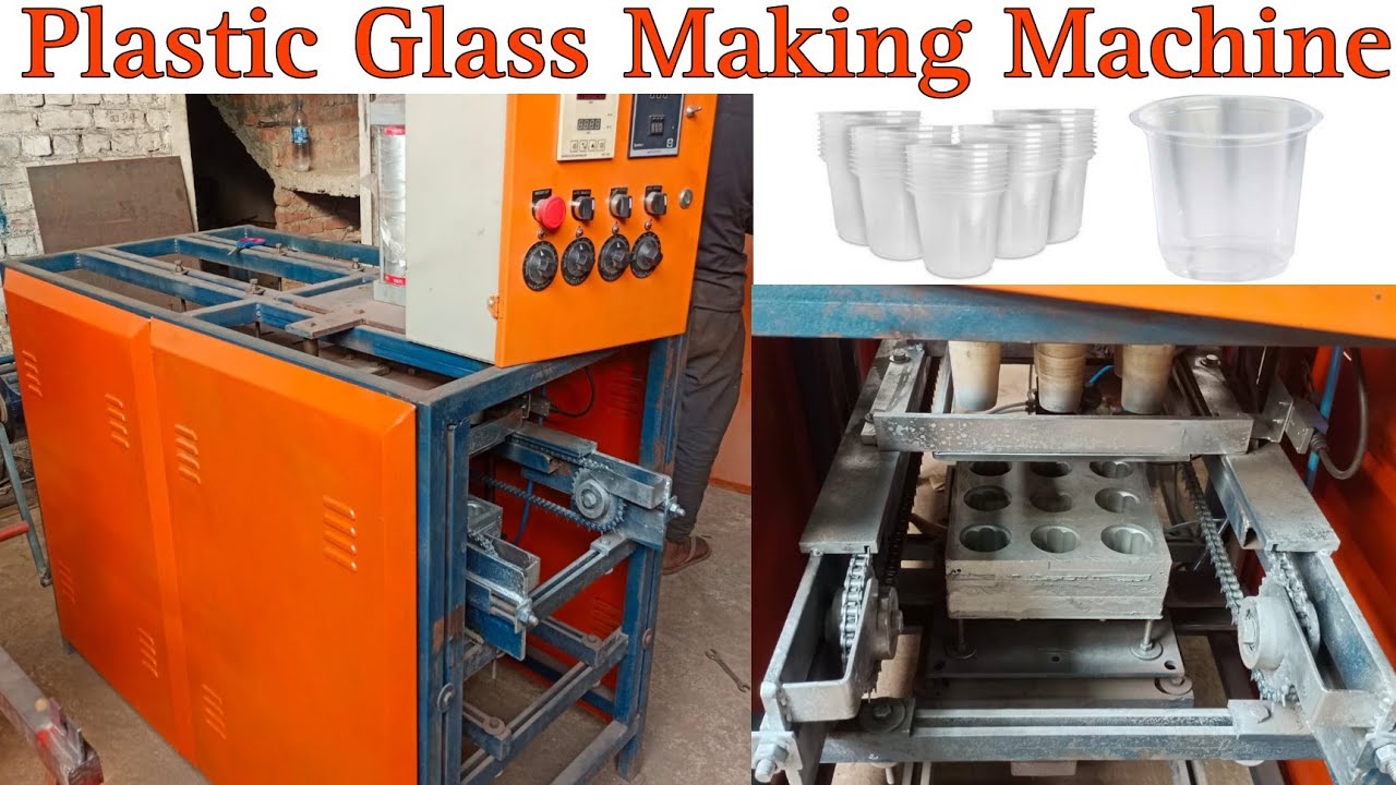 Disposal Plastic Glass Making Machine | Business Start Up | New Business Idea
