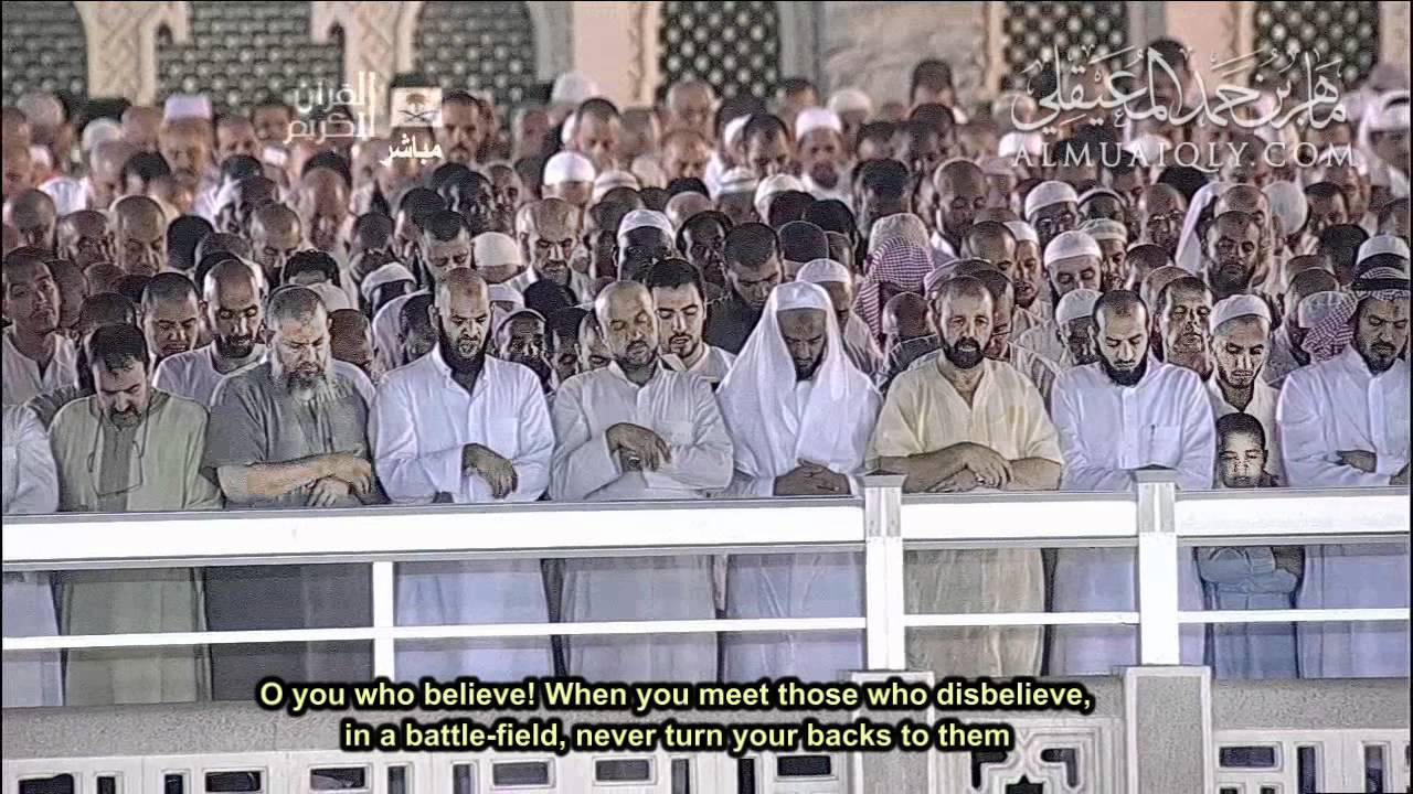 من الأنفال - الشيخ ماهر المعيقلي - تهجد آخر ليلة 1432هـ