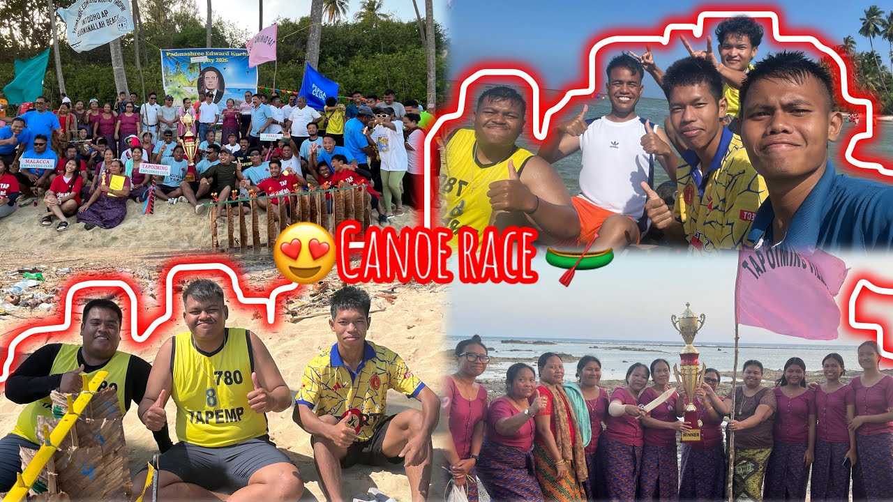 😍My first time watching intooha aap (small canoe race) 🛶🌊