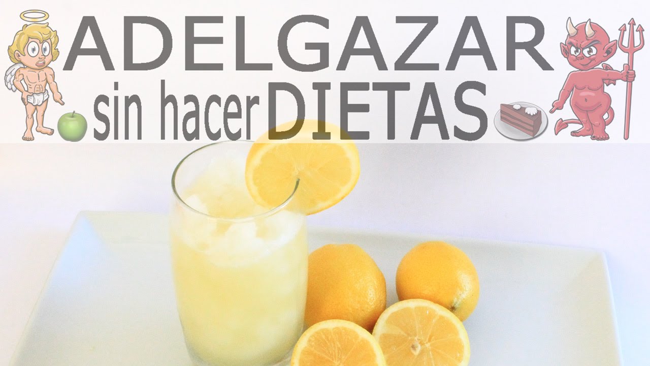 GRANIZADO DE LIMÓN CASERO # ADELGAZAR SIN HACER DIETAS