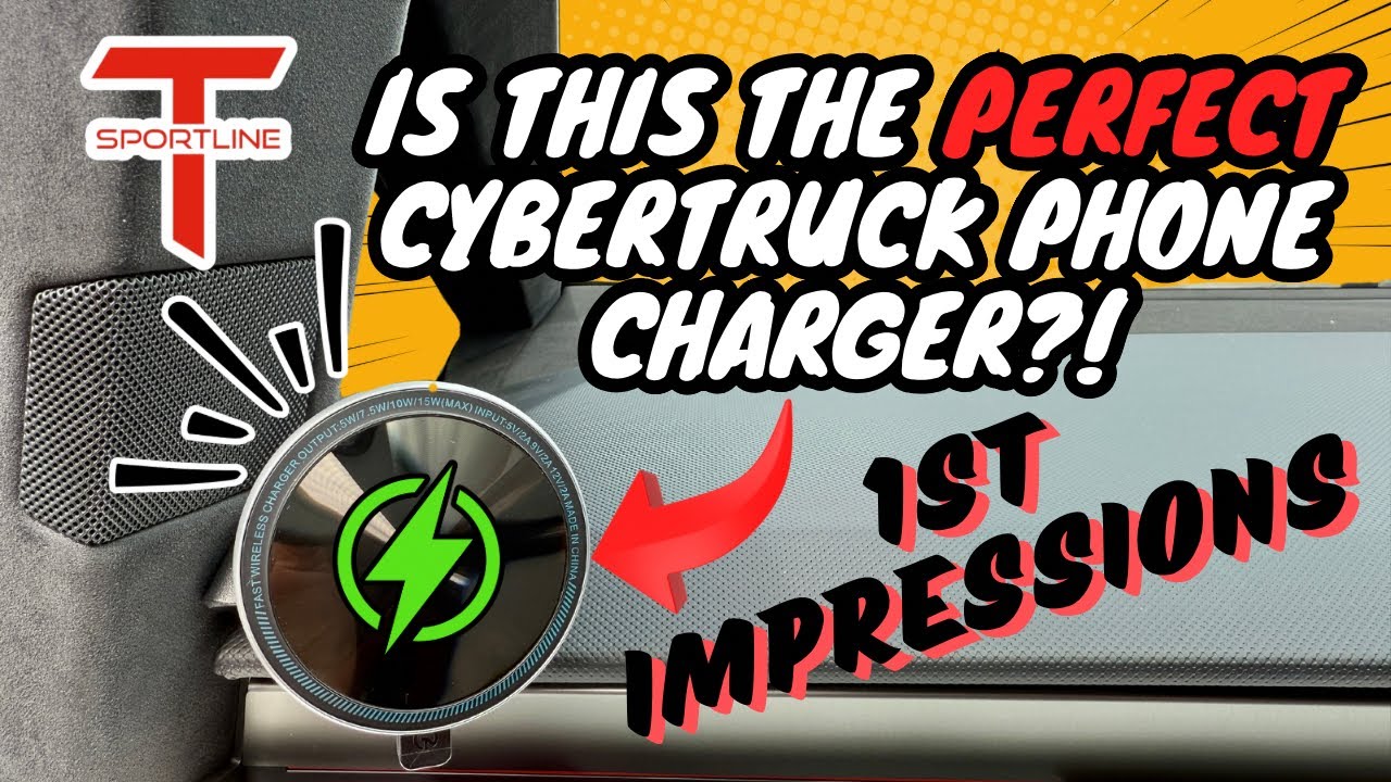 MagSafe Wireless Phone Mount by TSportline - [Cybertruck Accessory Review]