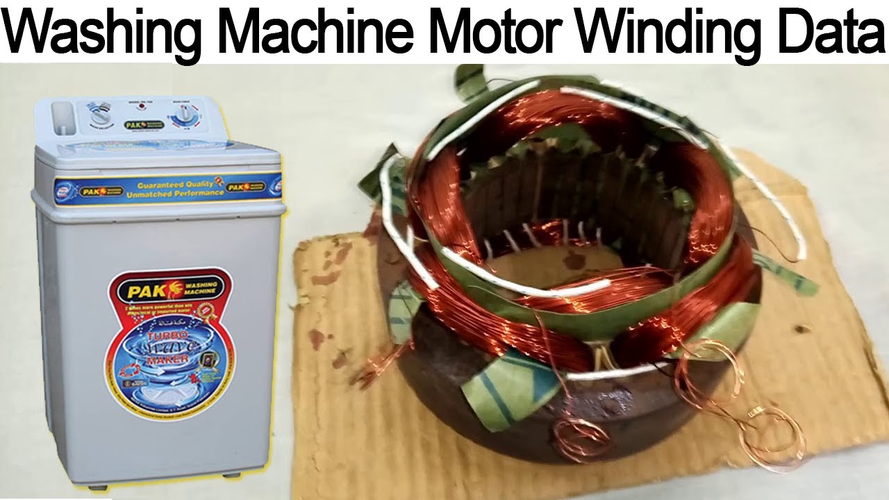 Washing Machine Motor Winding Data Calculation In Urdu Hindi