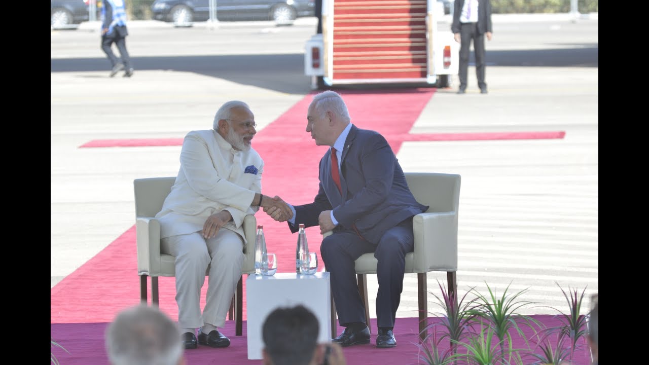 PM Narendra Modi arrives to a warm welcome in in Jerusalem, Israel | PMO
