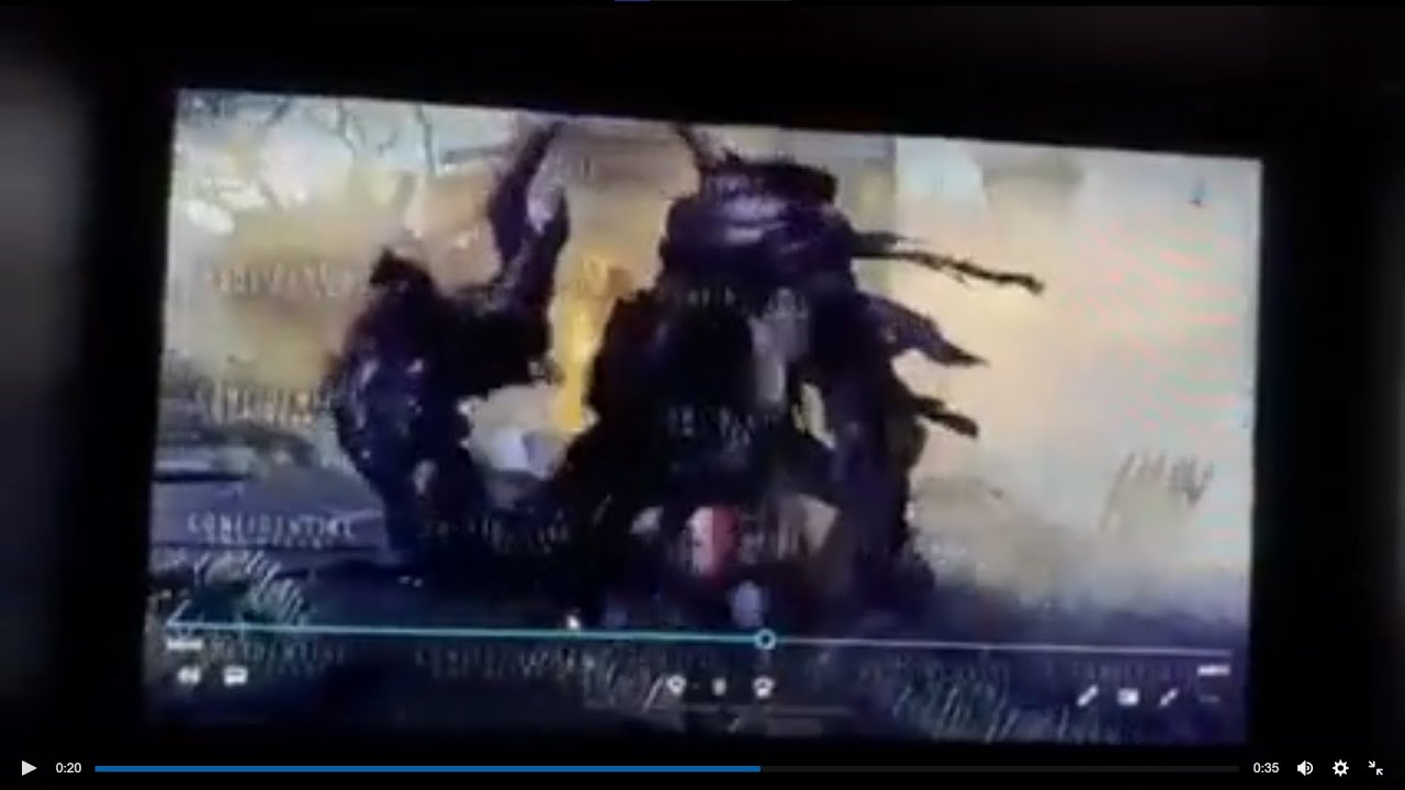 ELDEN RING 34 SECONDS OF THE LEAKED TRAILER (with audio, still bad quality), THANKS MORDECAI