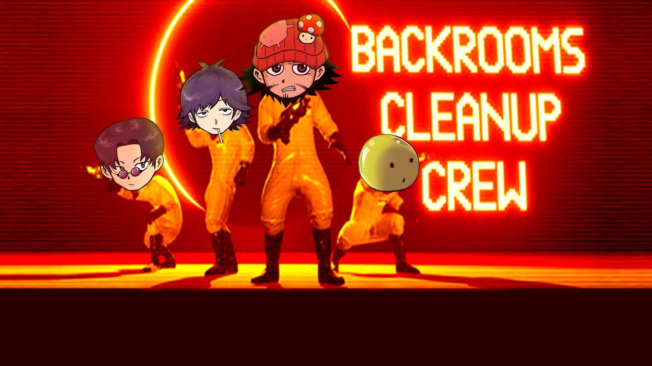 【Backrooms清掃隊】清掃+高難易度避けゲームがだいぶチルい