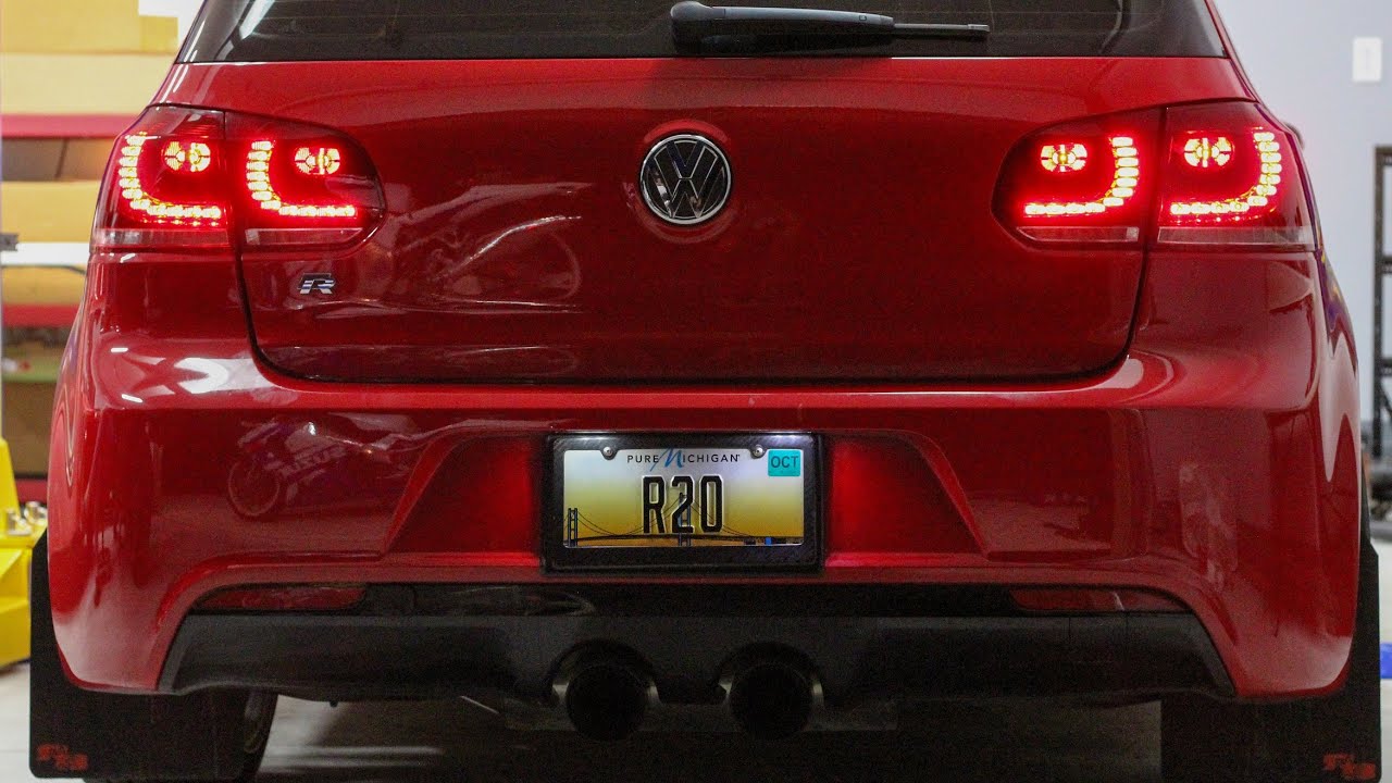 2013 Mk6 Golf R VLAND Euro Tail Light Install