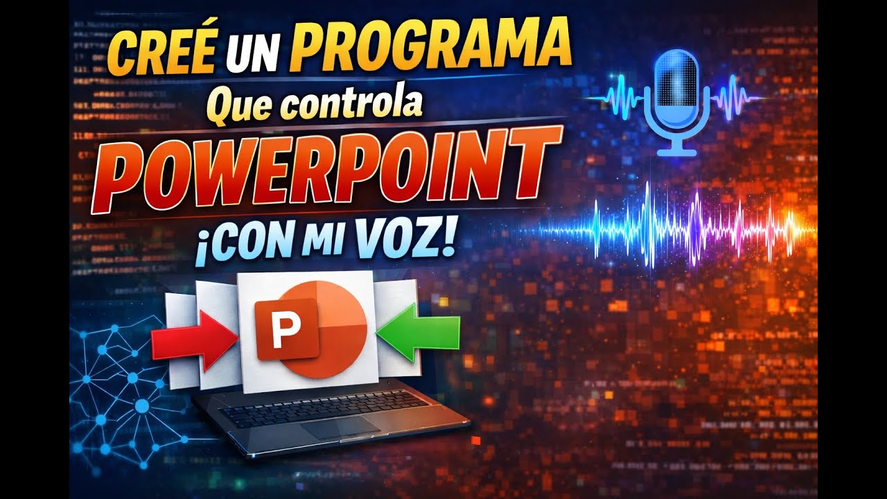Creé un programa que controla PowerPoint con mi voz usando IA