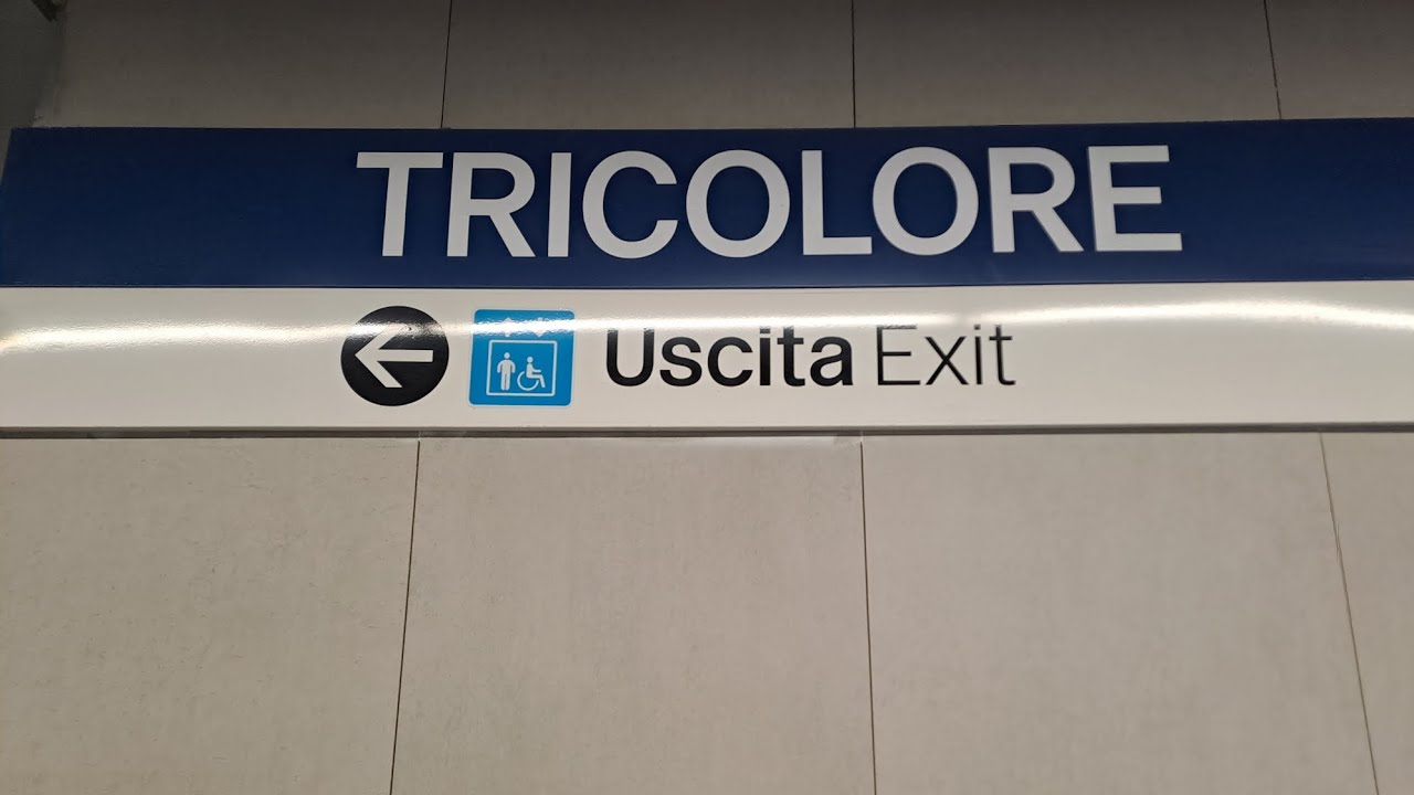 (Walkthrough) Stazione TRICOLORE (M4 Metro Milano)