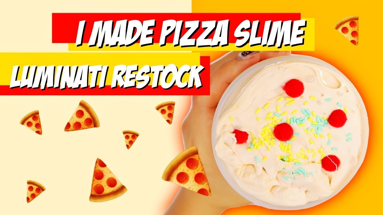 LUMINATI SLIME 11/11 RESTOCK VIDEO! I MADE PIZZA SLIME! 🍕
