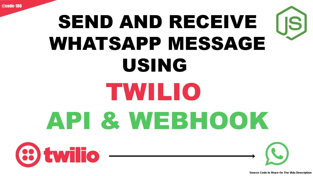 Отправляйте и получайте сообщения WhatsApp с помощью API и веб-хука TWILIO WhatsApp всего за 6 ми...
