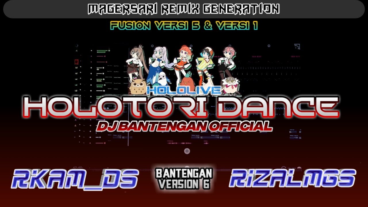 Holotori Dance - DJ BANTENGAN OFFICIAL||BassGlerrr Mberot Vtuber Music