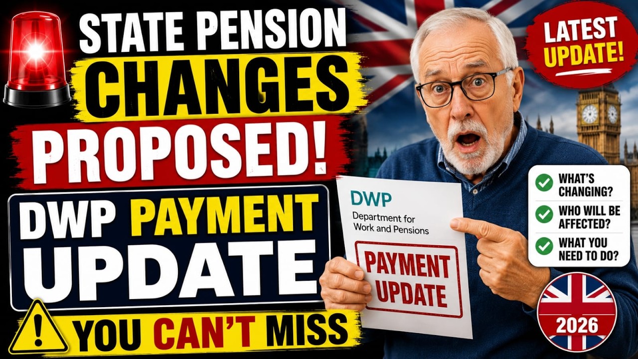 🚨 State Pension Changes Proposed! DWP Payment Update You Can't Miss