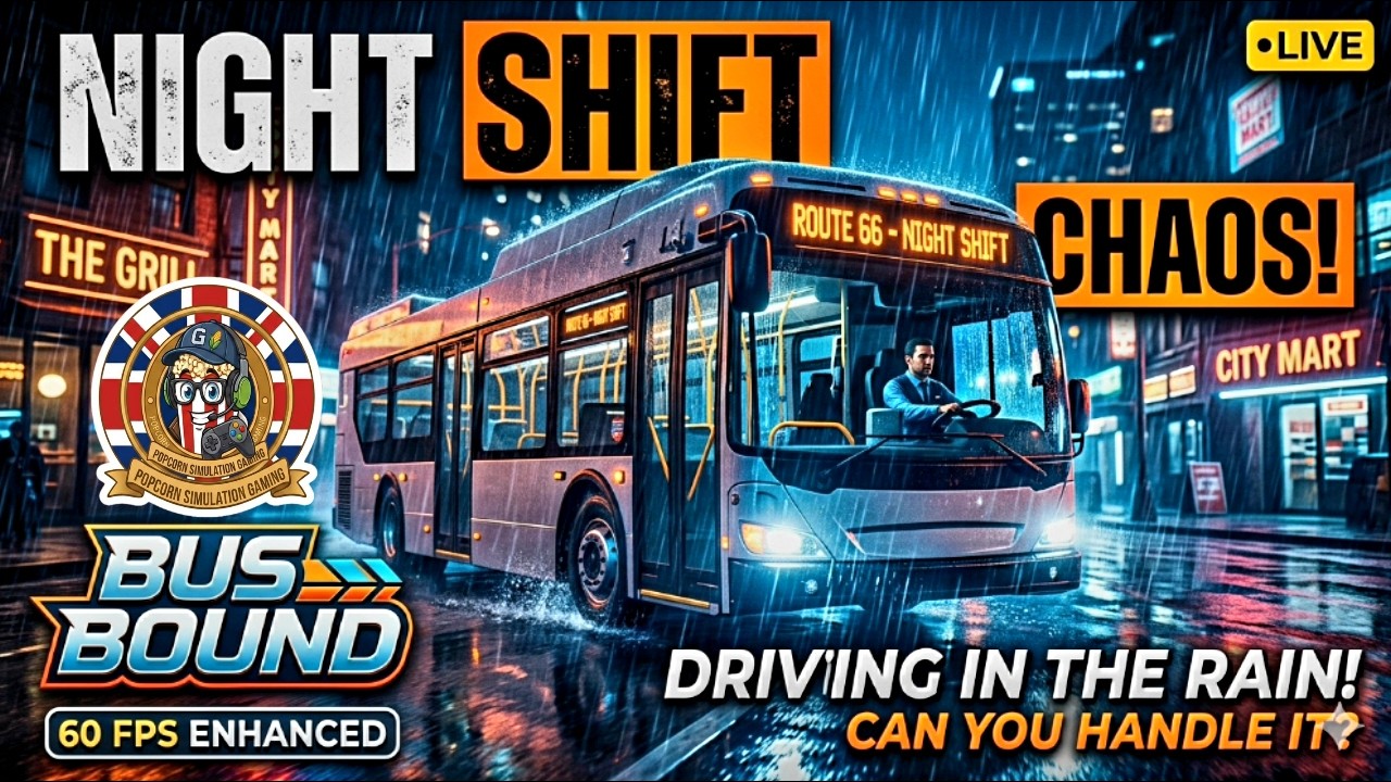 Bus Bound | NIGHT SHIFT CHAOS! (Scary Passenger & A Brutal Crash!)