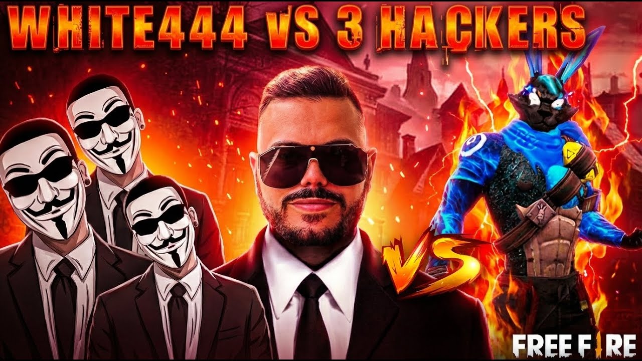 WHITE444 mx VS 3 HACKERS DESCARADOS 👺😱