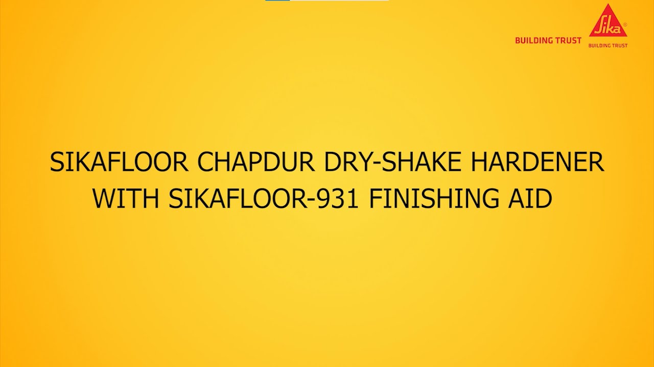 SIKAFLOOR CHAPDUR DRY-SHAKE HARDENER WITH SIKAFLOOR-931 FINISHING AID