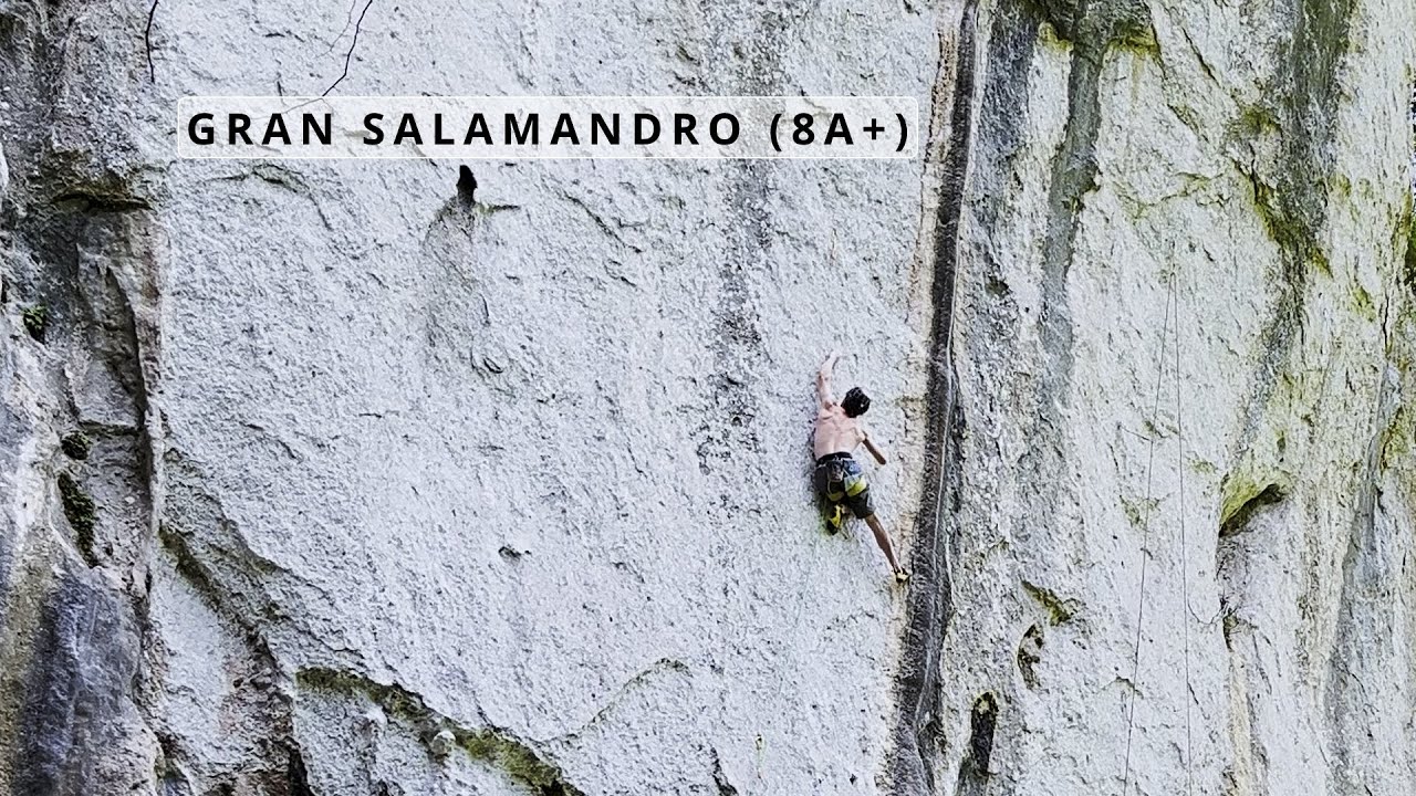 Candalla Bassa, Camaiore - Gran Salamandro (8a+) Uncut video