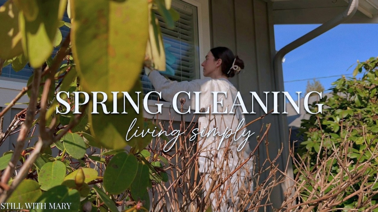 Slow Spring Cleaning Day at Home 🫧