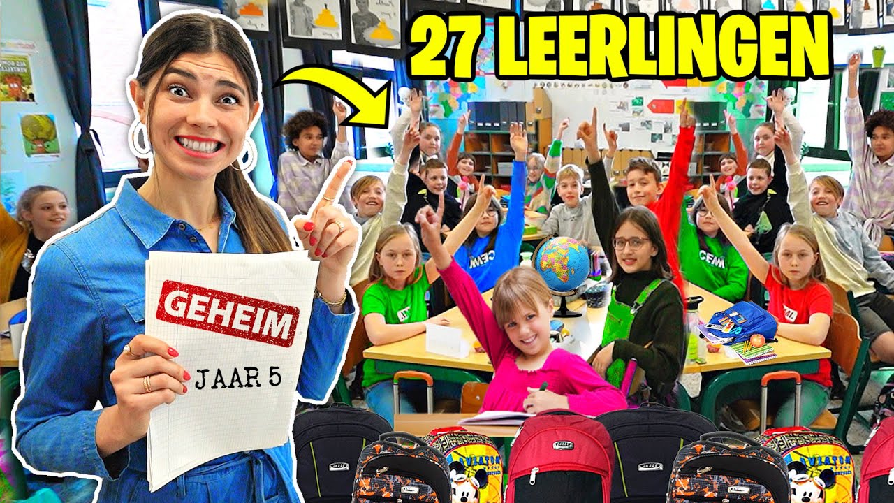 LEERKRACHT VOOR 1 DAG IN EEN BASISSCHOOL! *CHALLENGE* #430