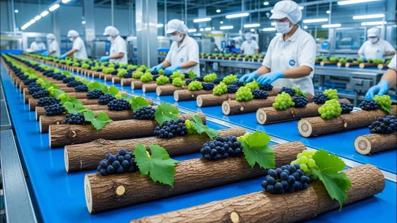 Tons of Raisins! 😱 Grape to Dry Fruit – Traditional Sun Drying Meets Modern Machines