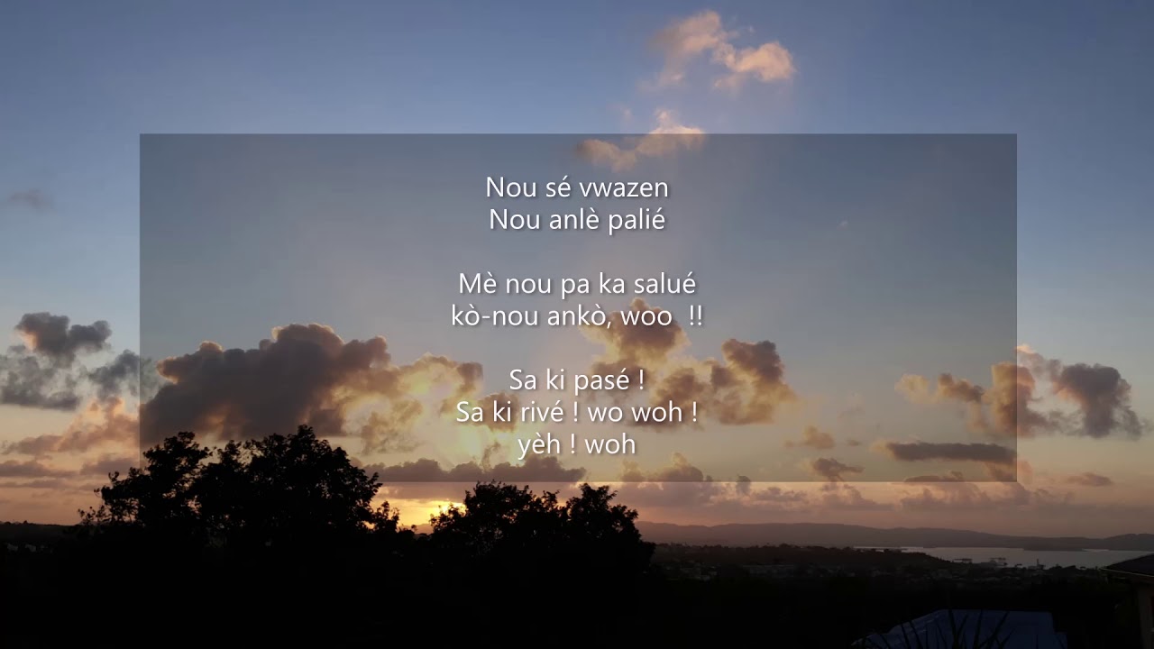 AN BEL BONJOU   CHANTO LAVIOLETTE