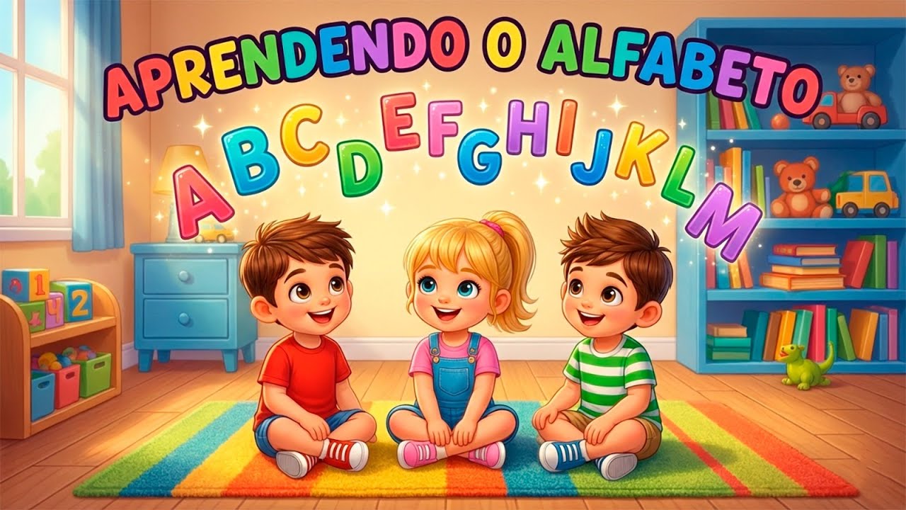 A Música do Alfabeto | Aprenda as Letras Cantando | Canção Infantil Educativa