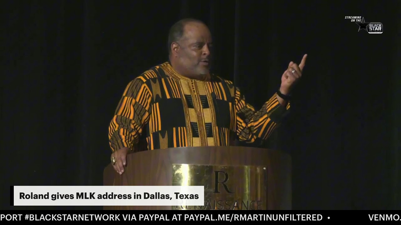 Roland gives MLK address in Dallas, Texas