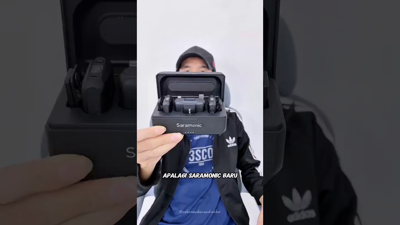 Saramonic blink 500 B2 Plus mic wireless 4 in 1 charging case suara jernih 2 level noise reduction