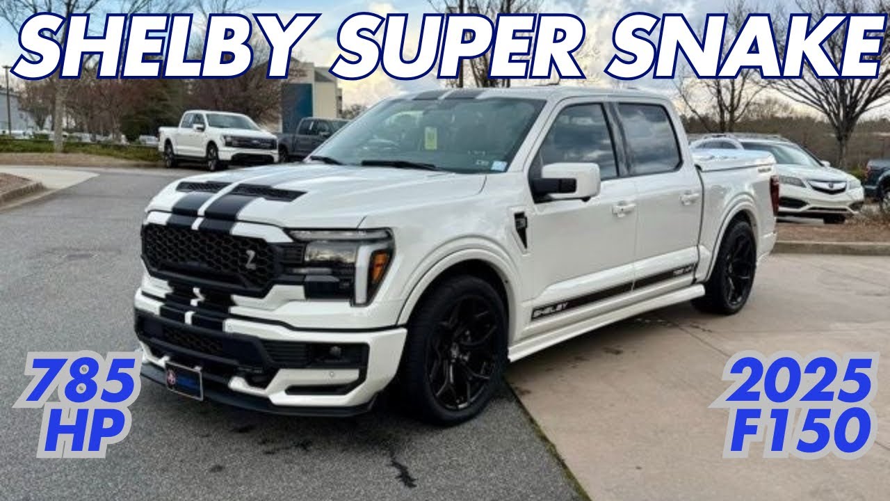 (Sold!) NEW! 2025 F-150 Shelby Super Snake - Supercharged 785HP - Star White