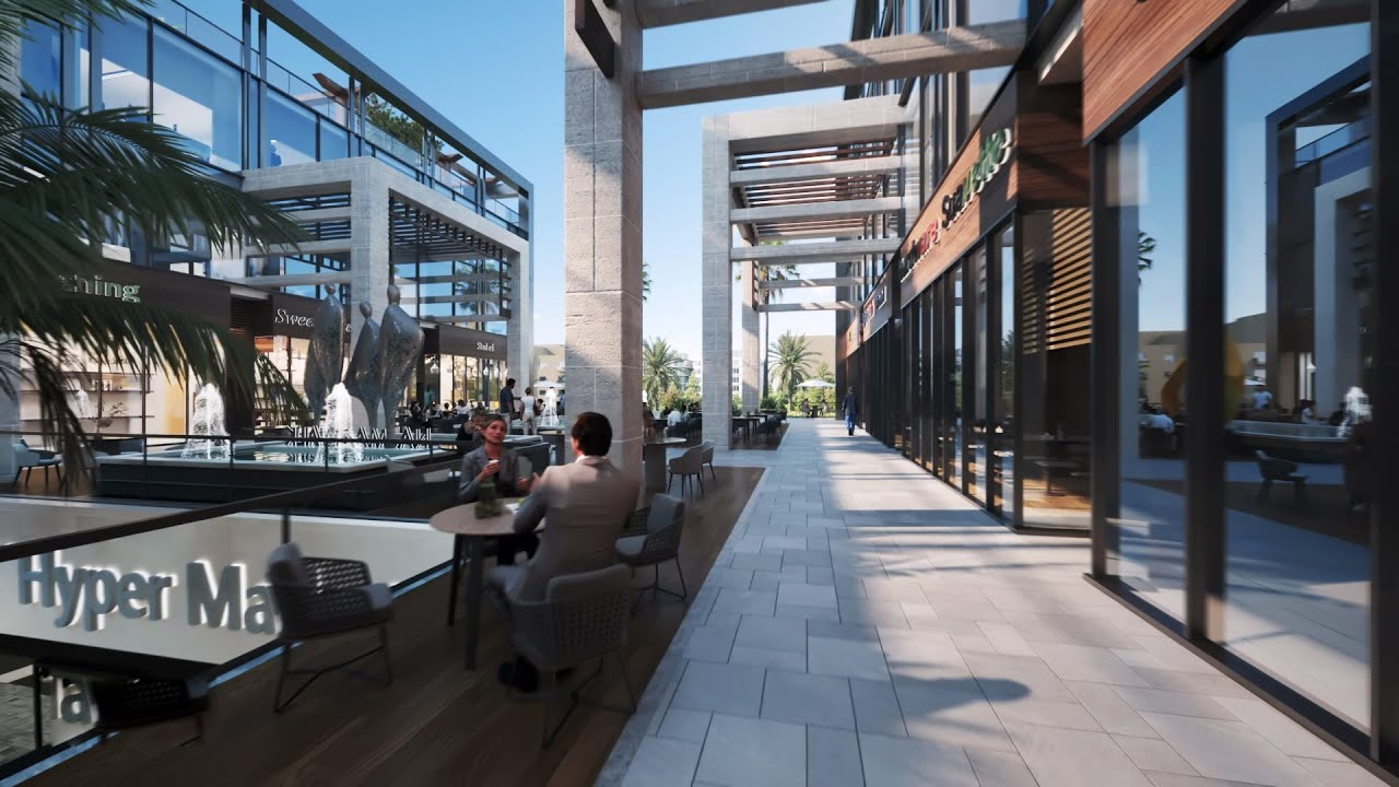 NAJMA Walk - Architectural CGI Animation Services by LIFANG