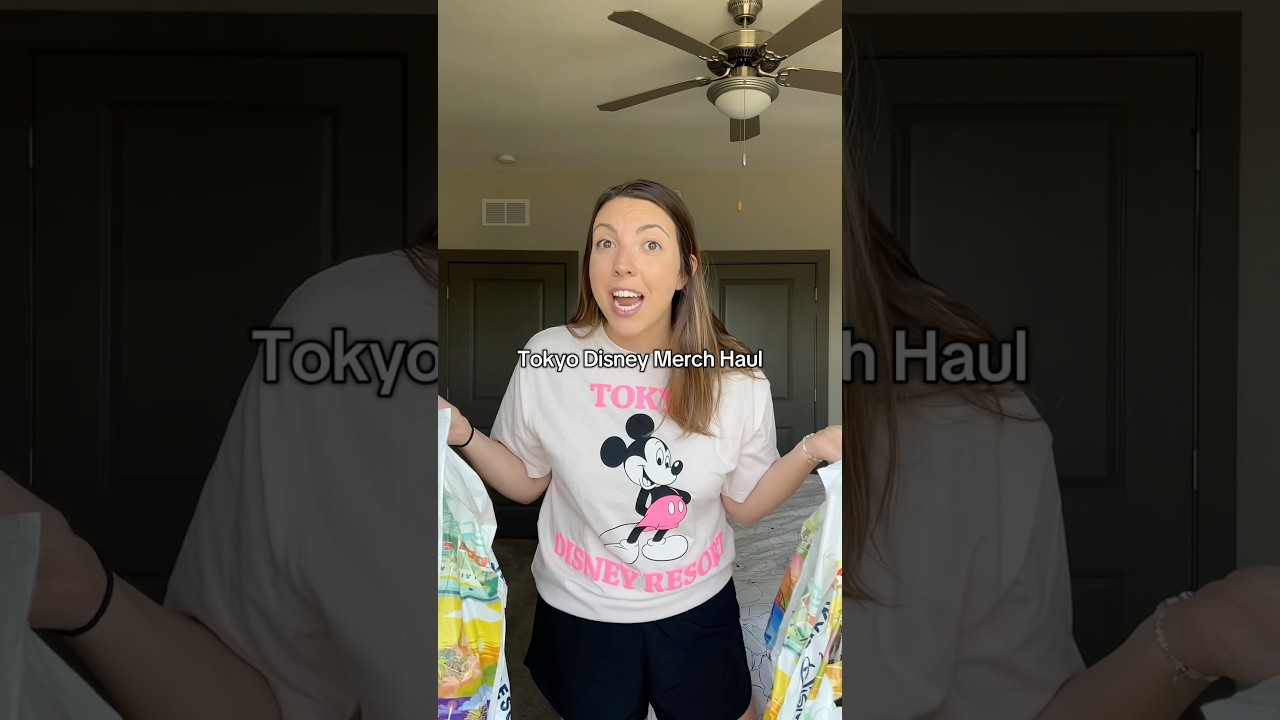 My Entire Tokyo Disney Merch Haul #disney #disneystore #disneymerch #tokyodisney #disneyparks