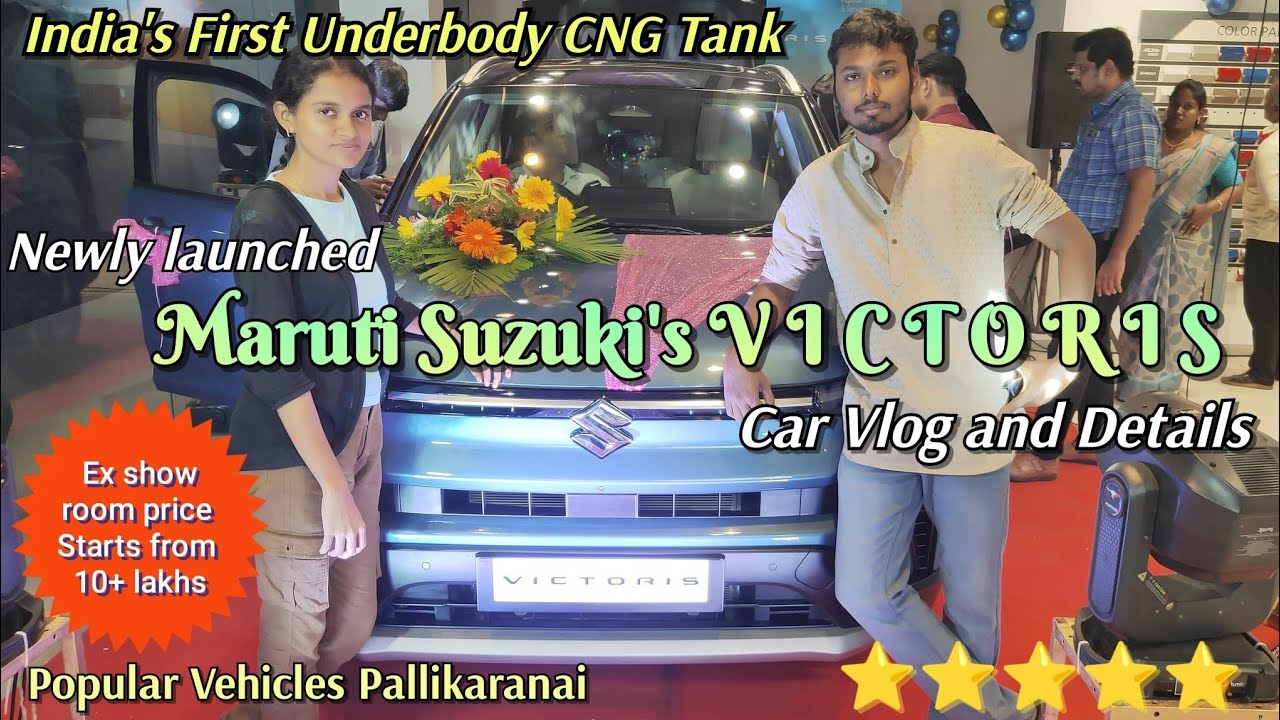 India's 1st UnderBody CNG Tank & MarutiSuzuki's 1st 5Star VICTORIS Car Vlog (Tamil) | #marutisuzuki 