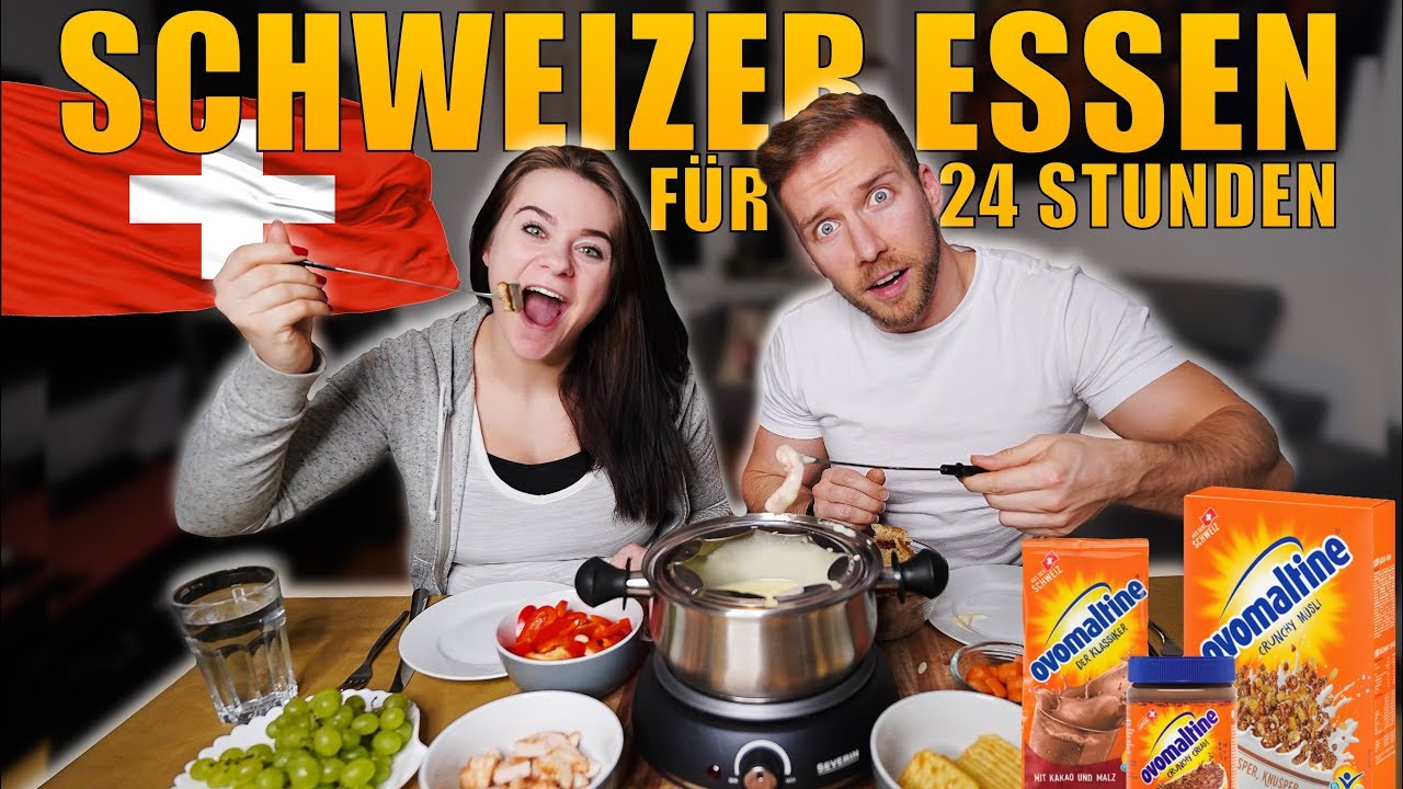 NUR SCHWEIZER ESSEN FÜR 24 STUNDEN MIT MEINER FREUNDIN