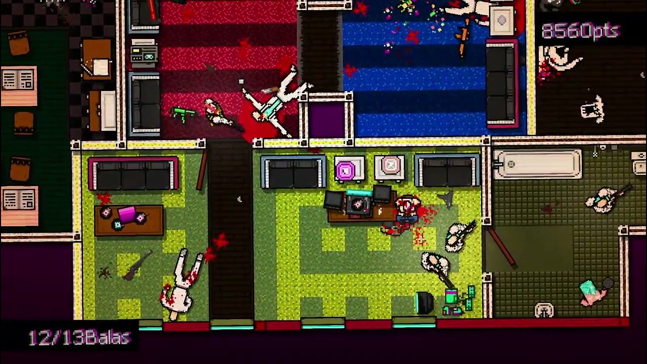 Hotline Miami 1 longplay, no cuts, no commentary + Biker levels.