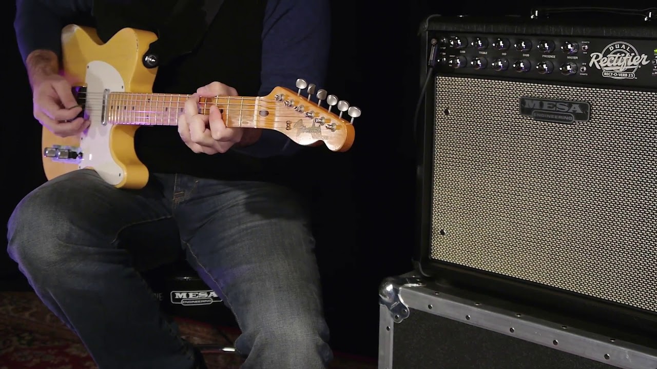 MESA BOOGIE RECTOVERB 25 1X12 COMBO AMPLIFIER Ch  1 CLEAN &ndash; Crisp Tube Clean & Reverb