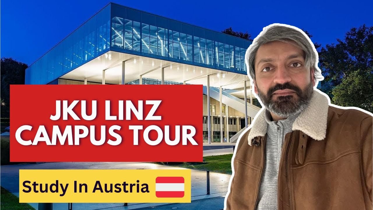 JKU Linz Campus Tour - Study in Austria 🇦🇹