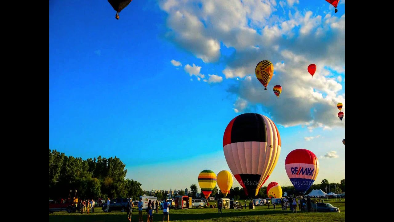 Gatineau Hot Air Balloon Festival / Montgolfieres de Gatineau 2012 - Time Lapse