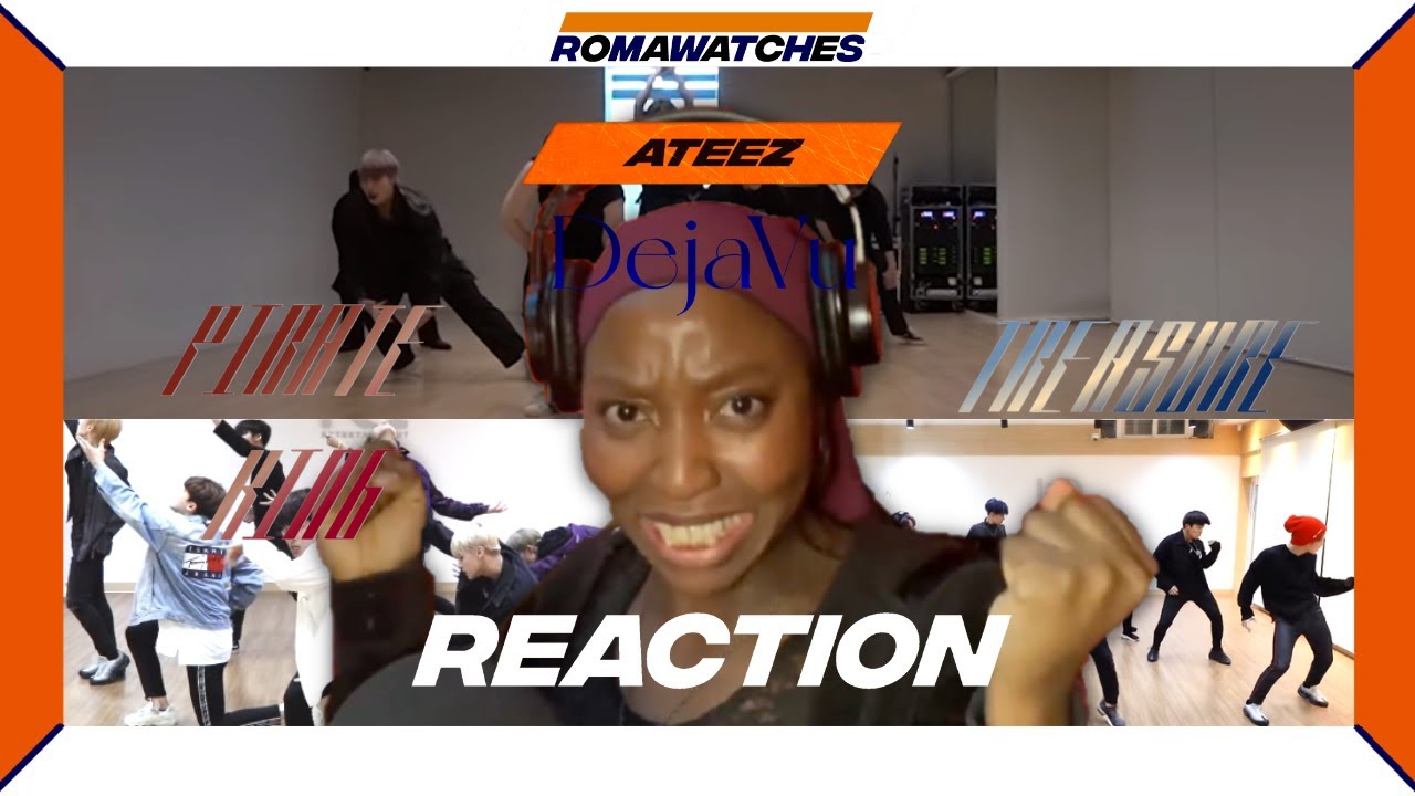 I'M OVERWHELMED. | ATEEZ - Deja Vu, Pirate King, Treasure Dance Practices REACTION!!