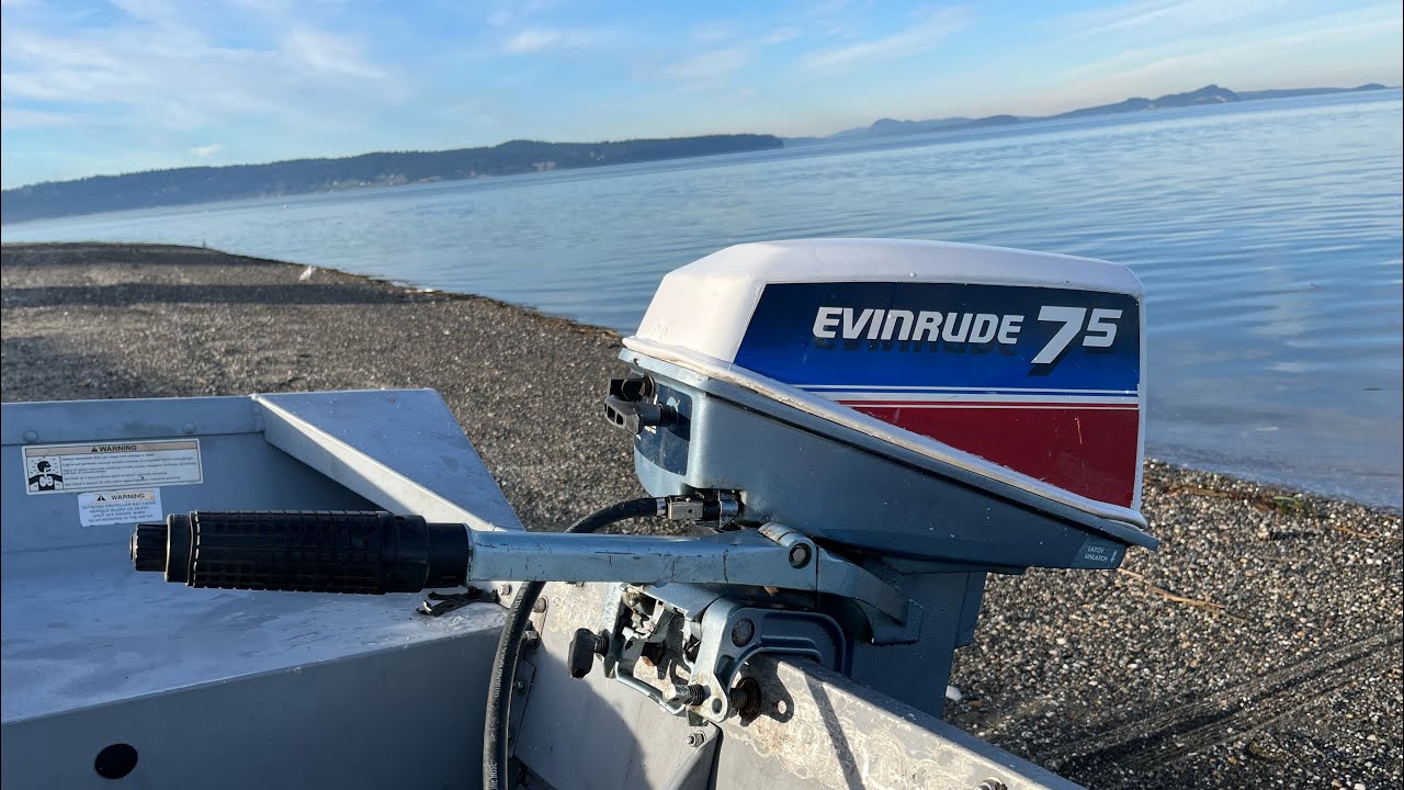 Evinrude 7.5 GPS speed test and troll