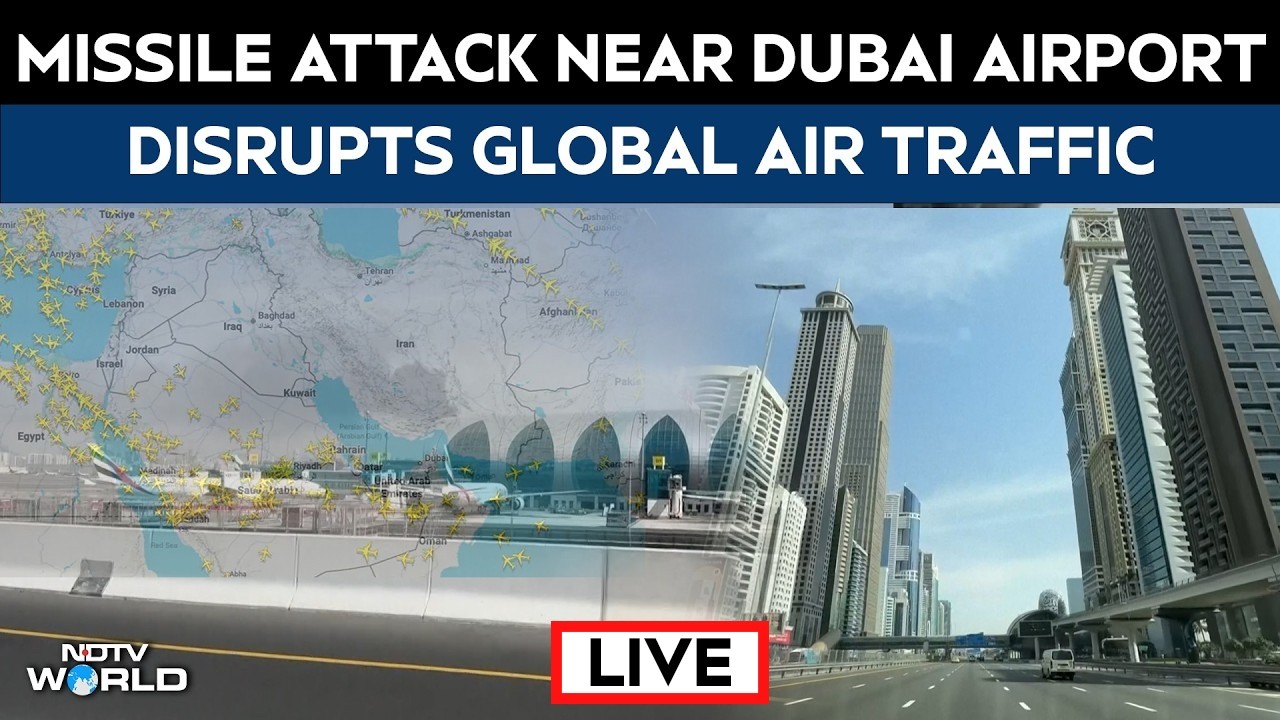 Dubai Airport Attacked LIVE | Dubai Airport Shut | Dubai Airport Ops Suspended After Drone Attack