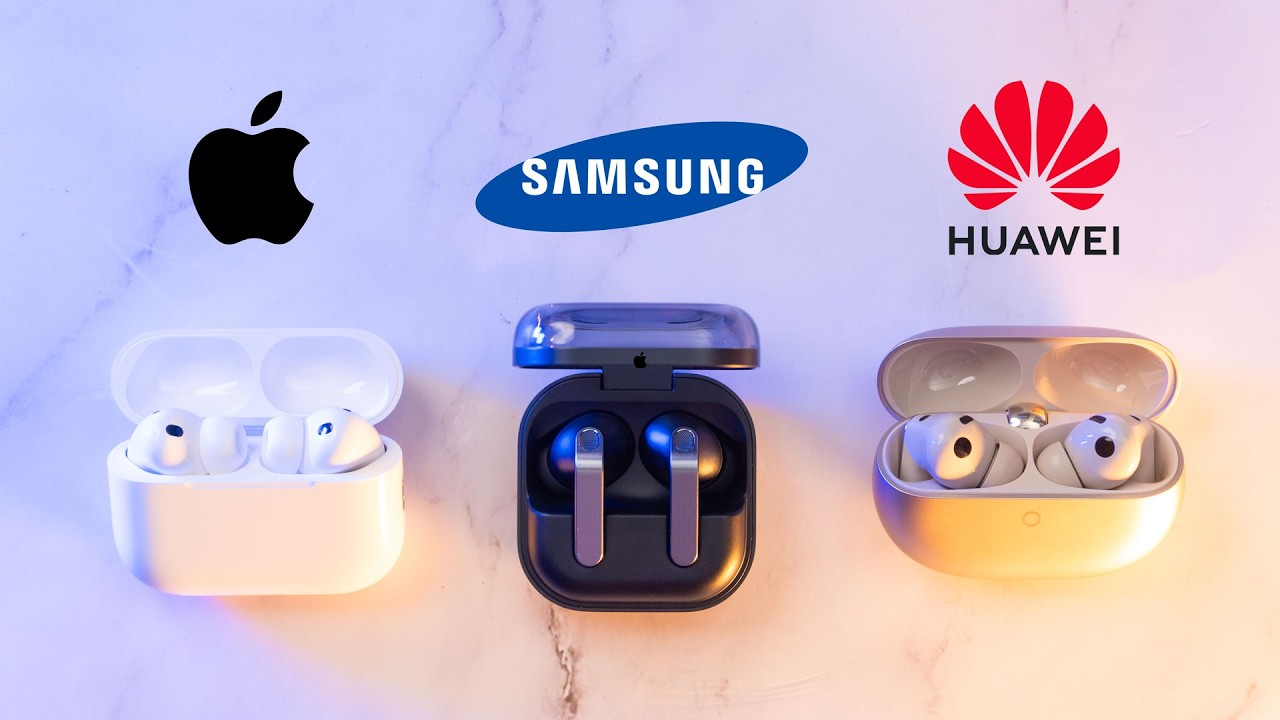 AirPods Pro 3 vs Galaxy Buds4 Pro vs FreeBuds Pro 5: QUAL VALE MAIS?