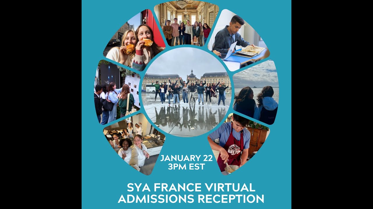 SYA France Virtual Admissions Reception