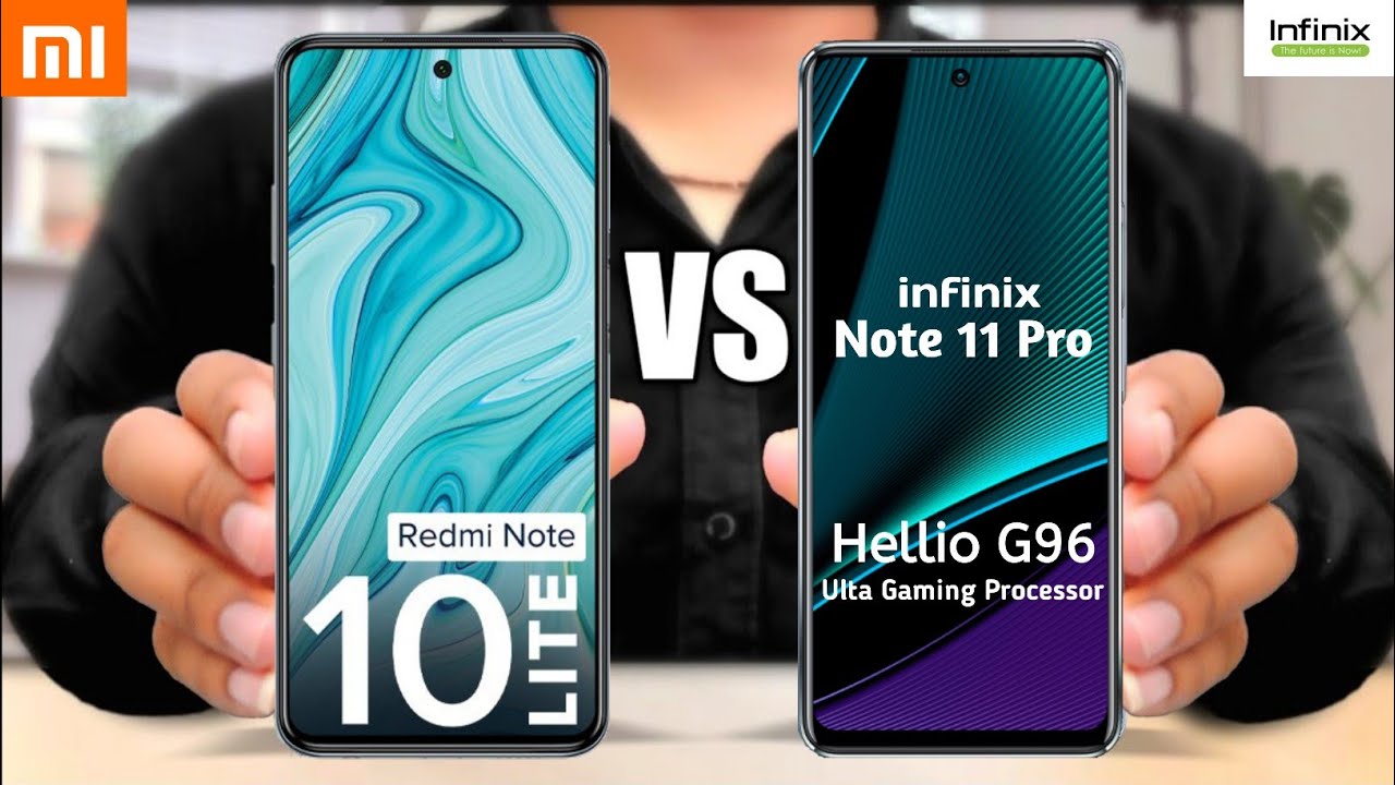 Redmi Note 10 Lite vs infinix Note 10 Pro