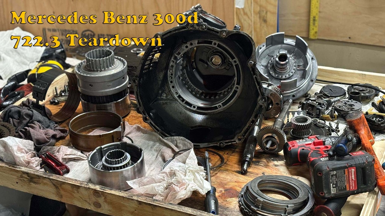 Mercedes 300D 722.3 Transmission Teardown